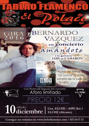 Bernardo Vazquez En Concierto Tablao Flamenco El \