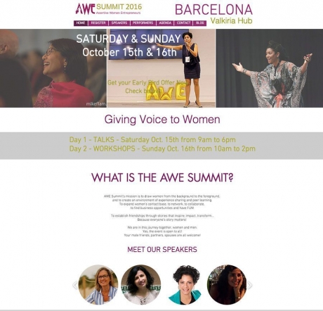 El evento internacional de motivación y liderazgo femenino AWE SUMMIT vuelve a Barcelona en octubre