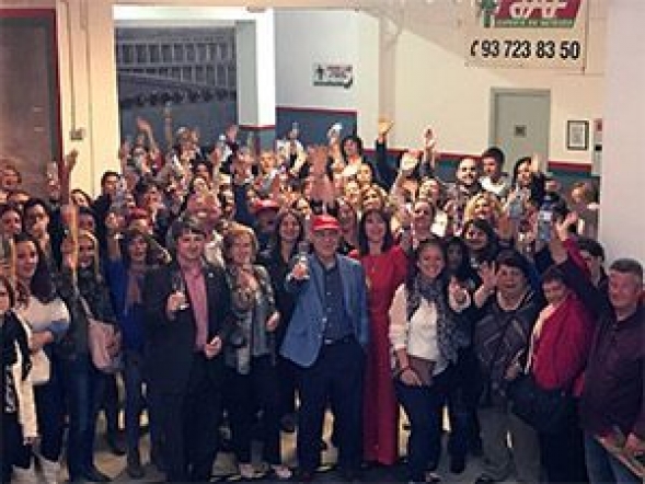 La empresa sabadellense Servicios JAF celebra su 45 aniversario junto a sus empleados