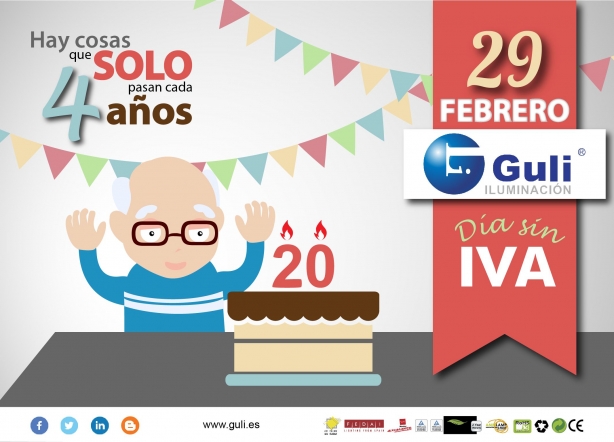 DÍA SIN IVA EN GULI ILUMINACIÓN