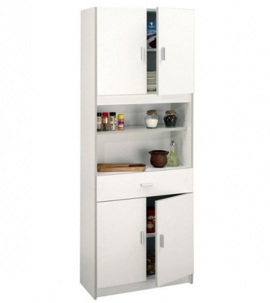 Mueble auxiliar con 4 puertas, cajón y balda, un complemento ideal en tu cocina.