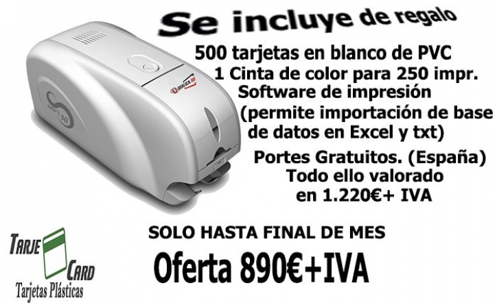 Fidelice a sus clientes imprimiendo sus propias tarjetas de PVC