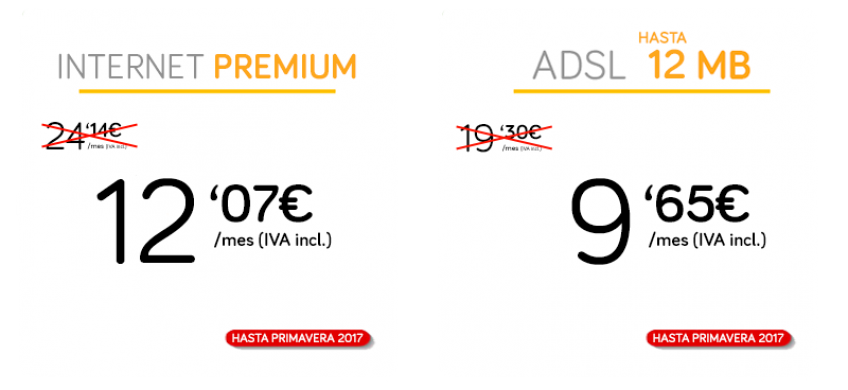 Las mejores ofertas de ADSL