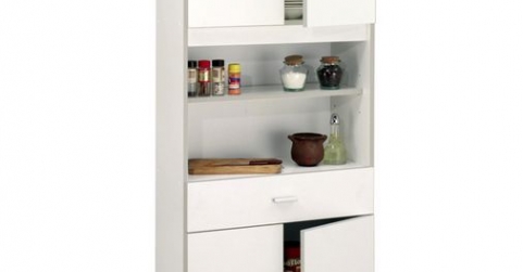 Mueble auxiliar con 4 puertas, cajón y balda, un complemento ideal en tu cocina.