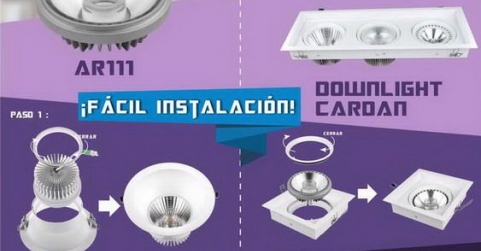 NUEVO PORTALÁMPARA PARA AR111 LED DE  GULI ILUMINACIÓN