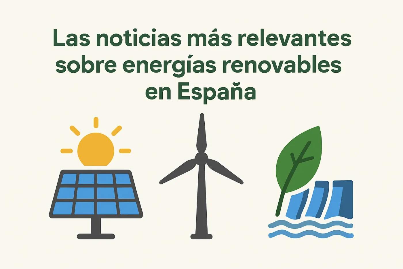 Las noticias más relevantes sobre energías renovables en España