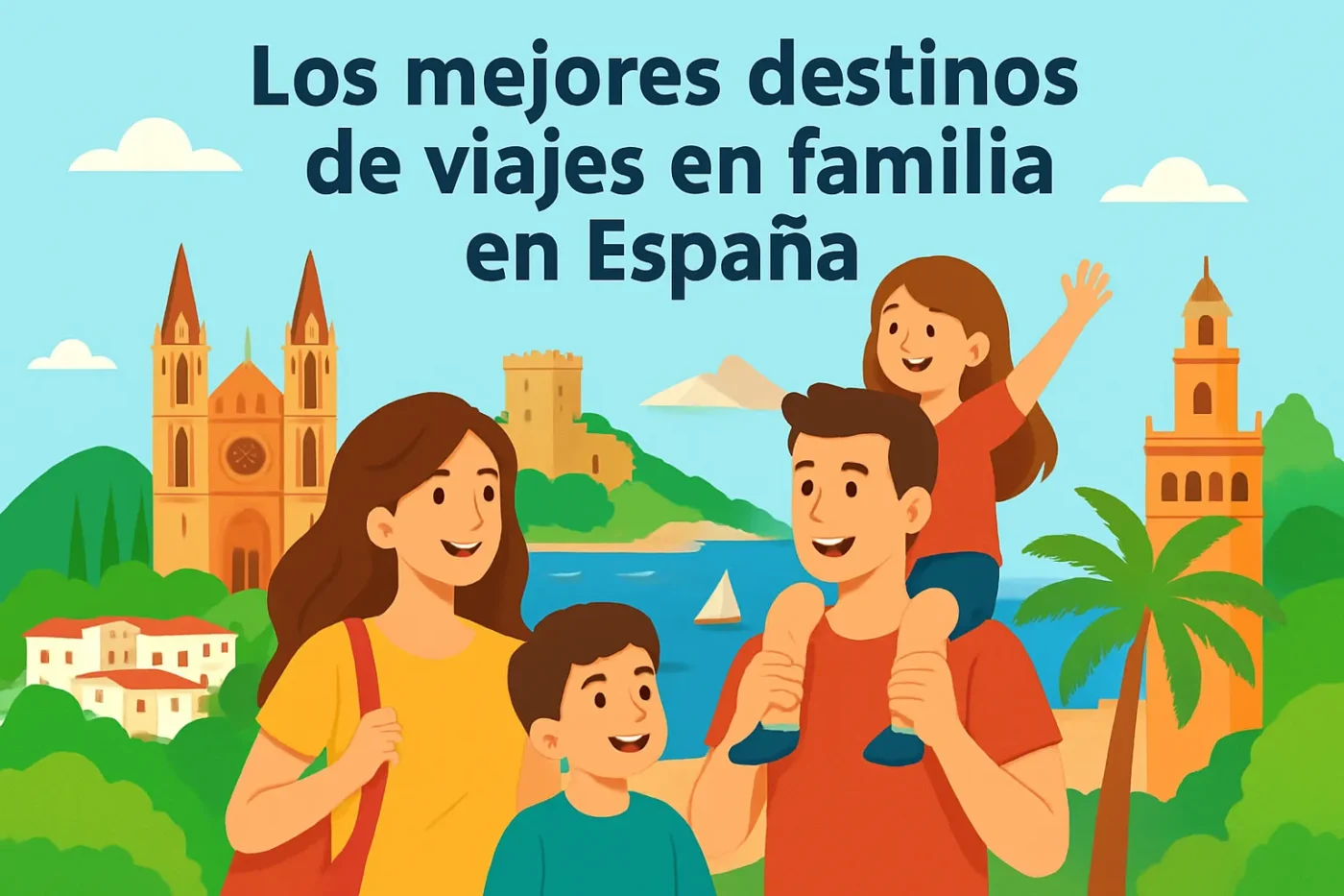 Los-mejores-destinos-de-viajes-en-familia-en-Espana - Europa Love 24h Los mejores destinos de viajes en familia en España