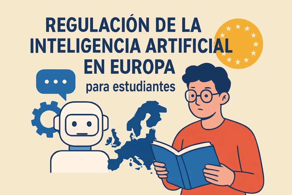 regulación de la inteligencia artificial en Europa para estudiantes