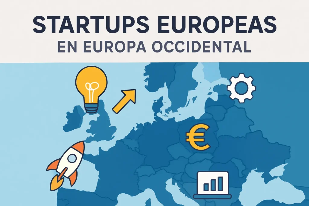 startups europeas en Europa Occidental