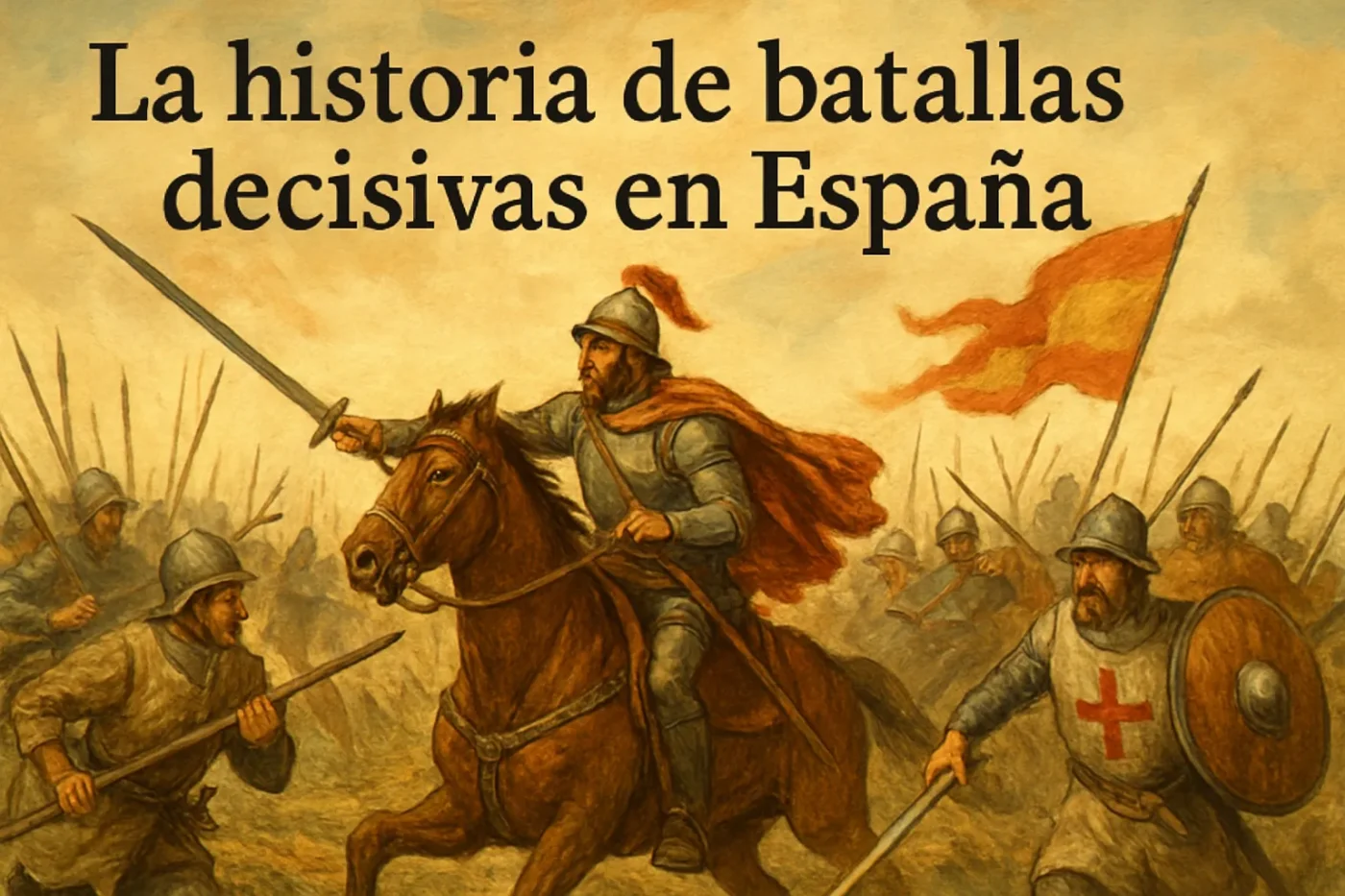 La historia de batallas decisivas en España