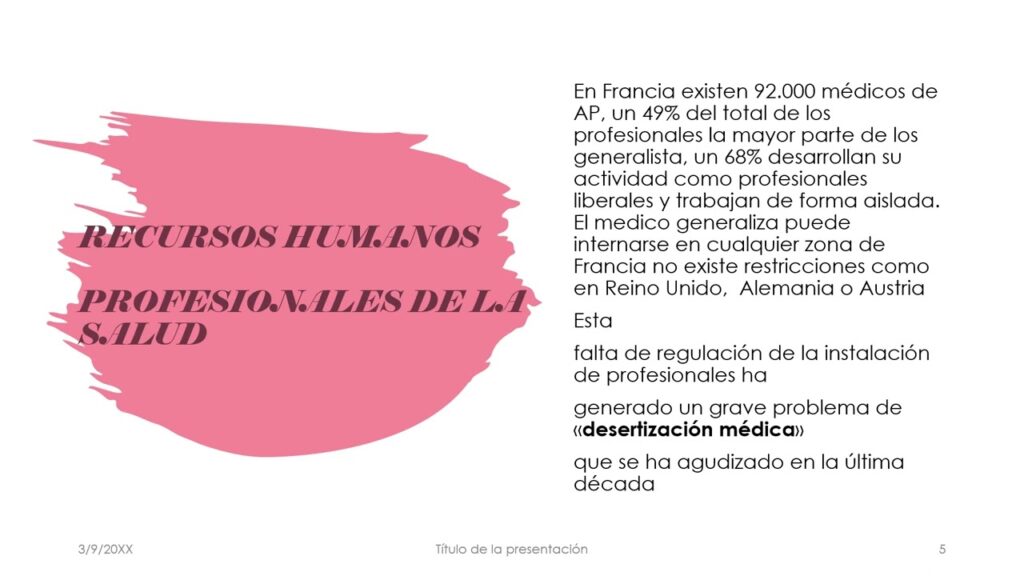 La evolución de la atención primaria en Francia