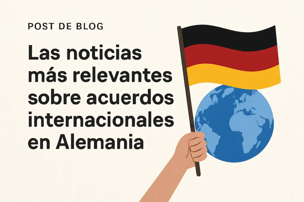 Las noticias más relevantes sobre acuerdos internacionales en Alemania