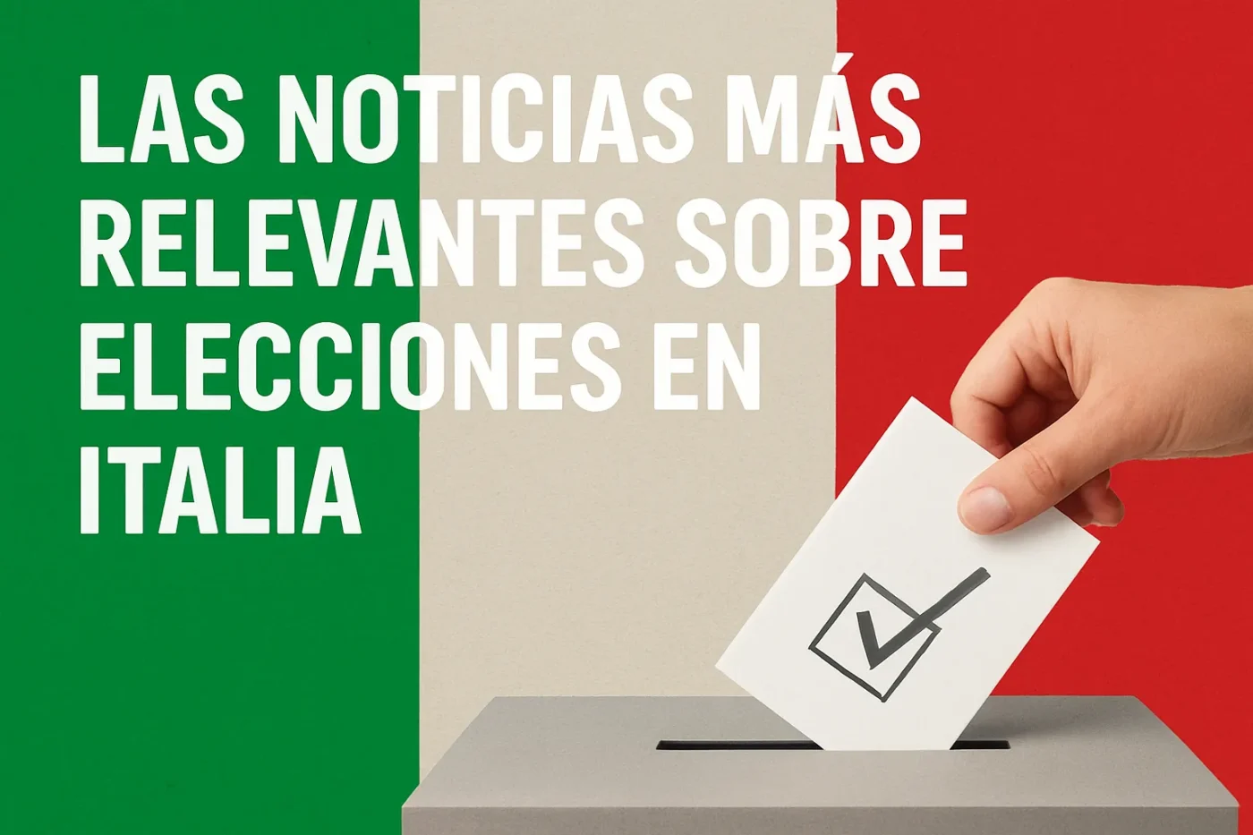 Las noticias más relevantes sobre elecciones en Italia