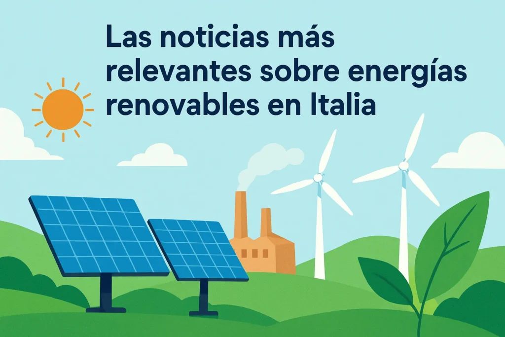 Las noticias más relevantes sobre energías renovables en Italia