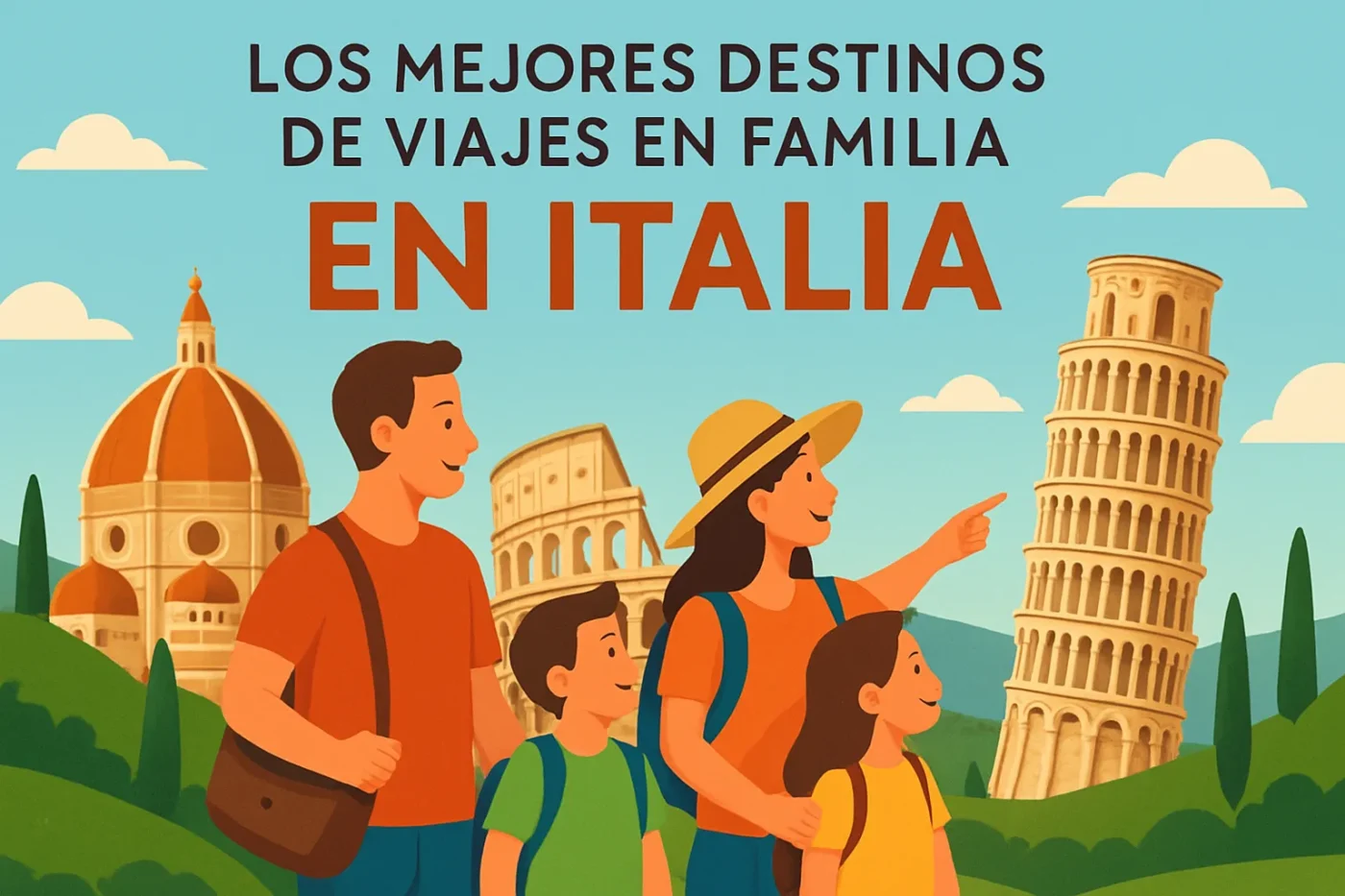 Los mejores destinos de viajes en familia en Italia