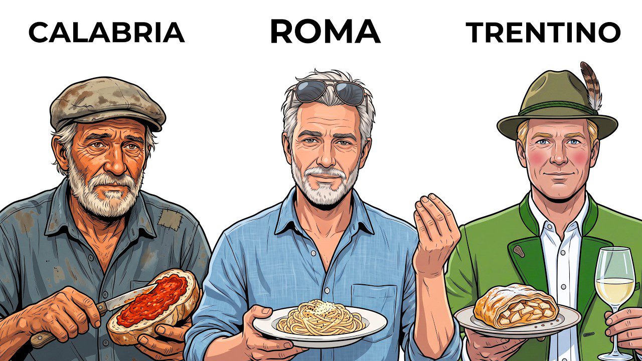 Cómo influye la regiones naturales en Italia
