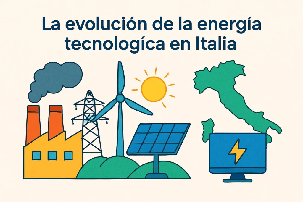 La evolución de la energía tecnológica en Italia