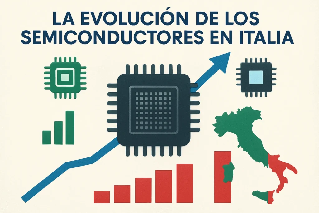 La evolución de la semiconductores en Italia
