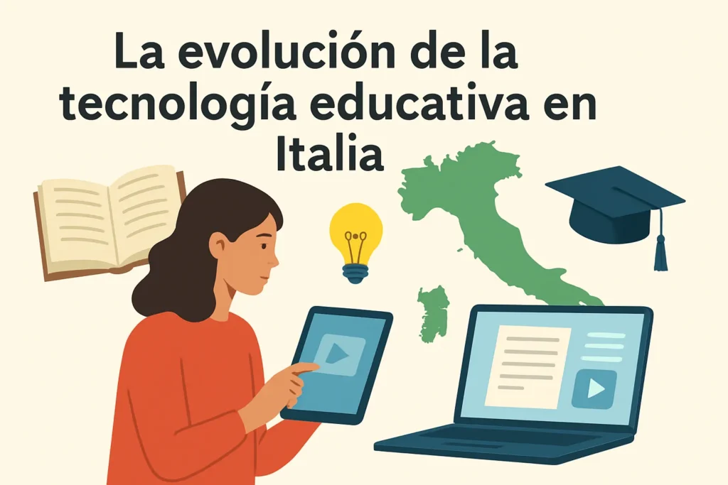 La evolución de la tecnología educativa en Italia