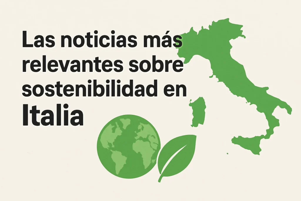 Las noticias más relevantes sobre sostenibilidad en Italia