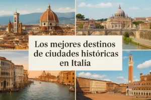 Los mejores destinos de ciudades históricas en Italia