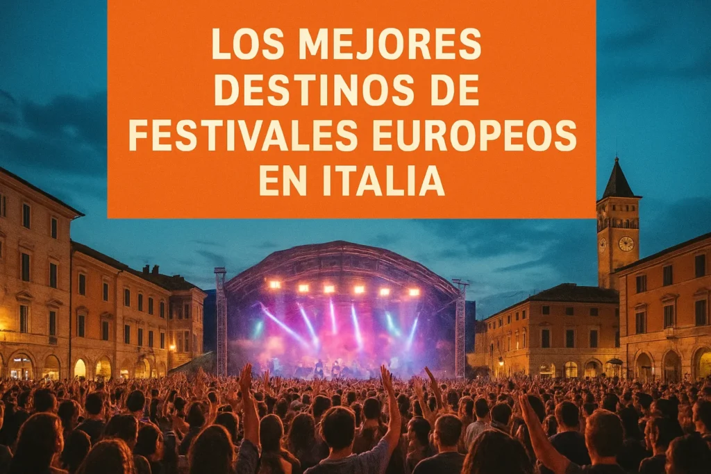 Los mejores destinos de festivales europeos en Italia