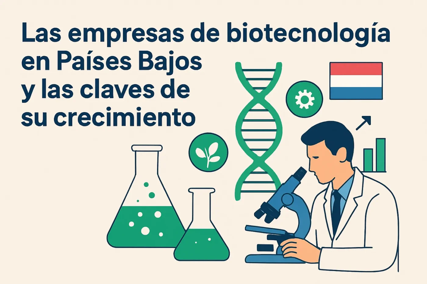 Las empresas de biotecnología en Países Bajos y las claves de su crecimiento